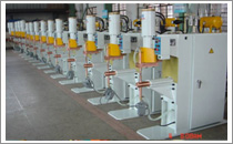 為上海華普“黎明”轎車(chē)提供的 固定式凸焊機(jī)